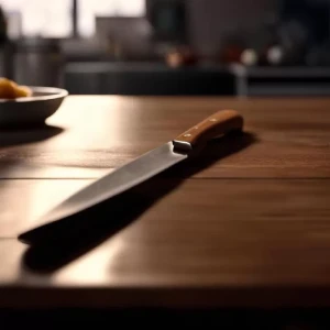 Столовый нож из высококачественной нержавеющей стали Столовый нож из высококачественной нержавеющей стали